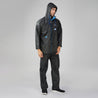 NiceG Men's Raincoats With Lightweight, Waterproof & Durable Black