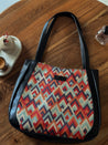NiceG Red Circuit Tote Bags For Women & Girls